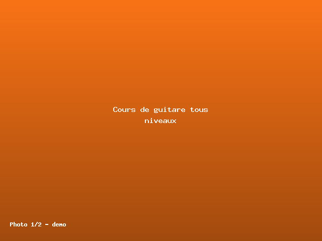 Cours de guitare tous niveaux
