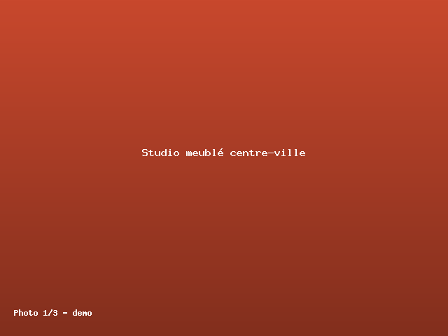Studio meublé centre-ville