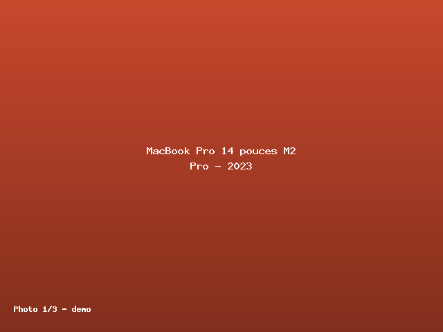 MacBook Pro 14 pouces M2 Pro - 2023